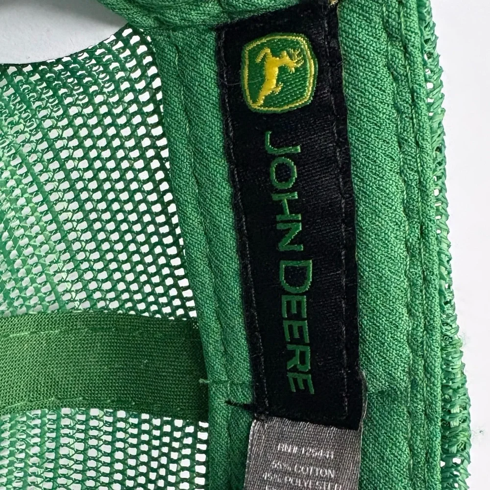 John Deere Green Snap Back Hat Cap NEW - Picture 6 of 6